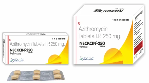 Neckcin 250 DT, Azithromycin