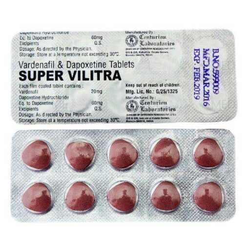 Super Vilitra,Vardenafil,Dapoxetine