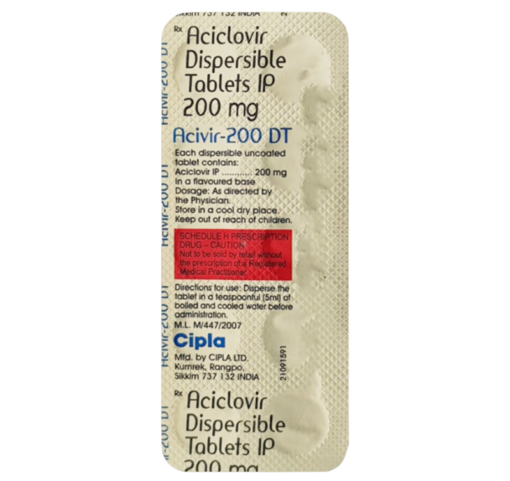 ACIVIR 200 DT,Aciclovir