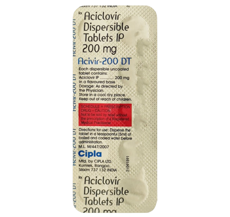 acivir-200-dt ACIVIR 200 DT,Aciclovir