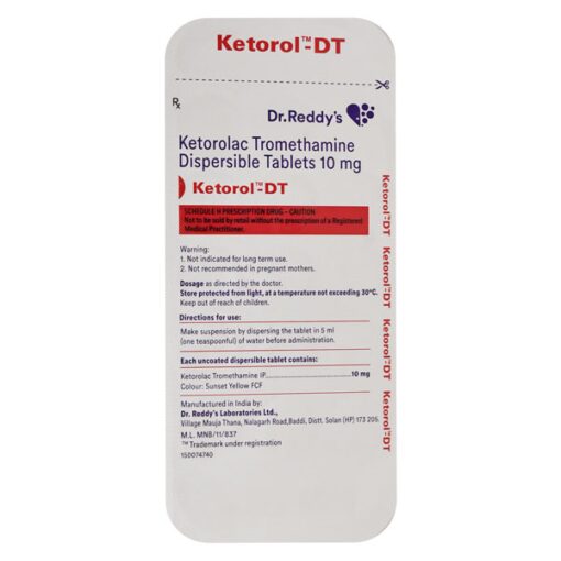 Ketorol DT, Ketorolac